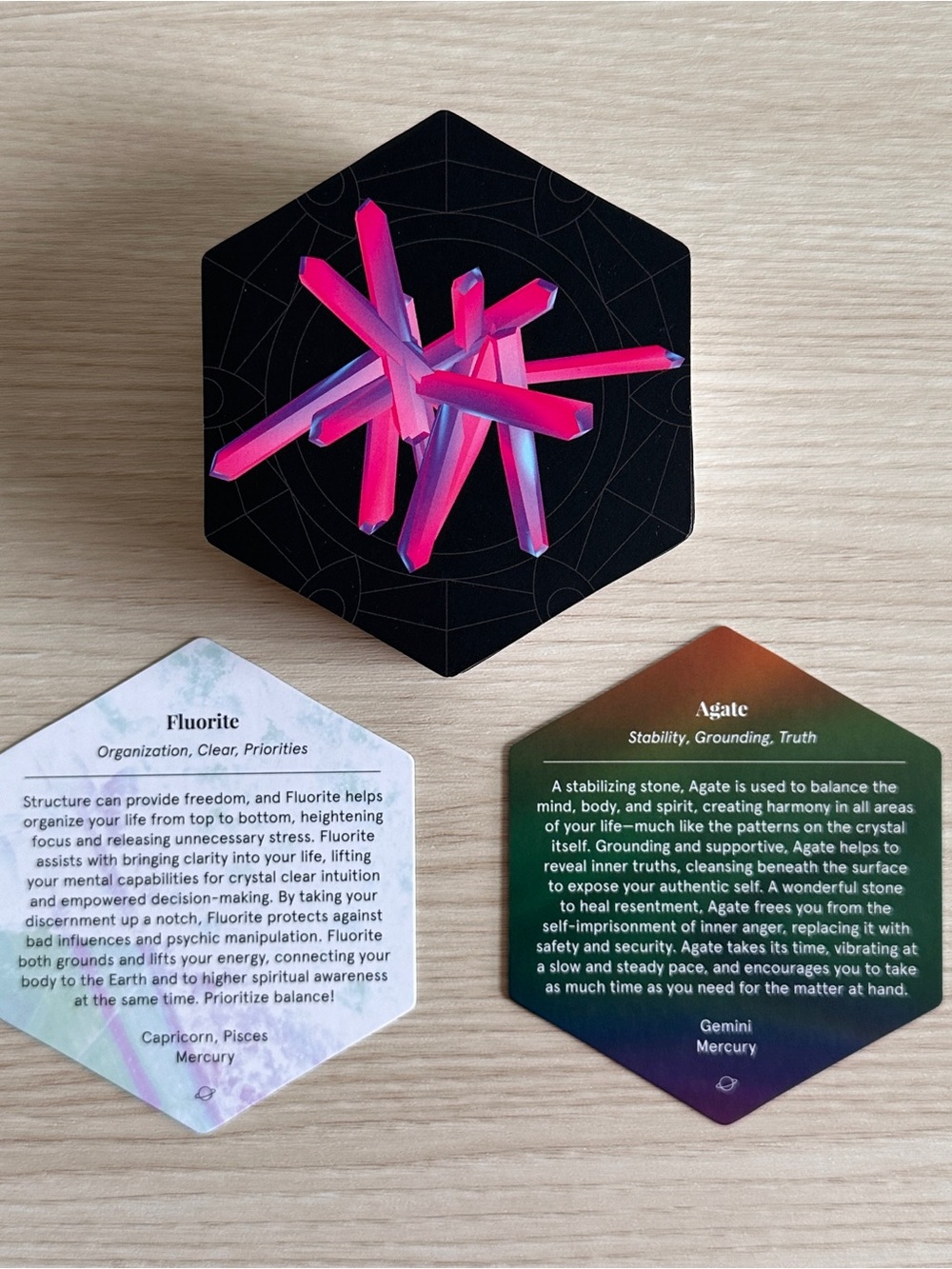 The Crystal Grid Oracle - Oracle Cards